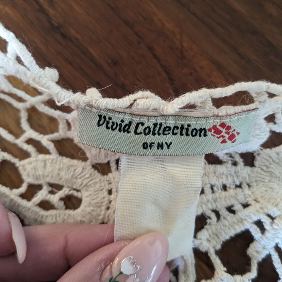 Cream Crochet Top - Picture 9 of 10